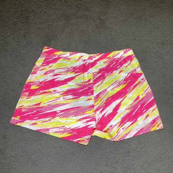 ASICS Los Angeles Marathon Womens Shorts Large L Multicolor Running Athletic - Picture 7 of 13